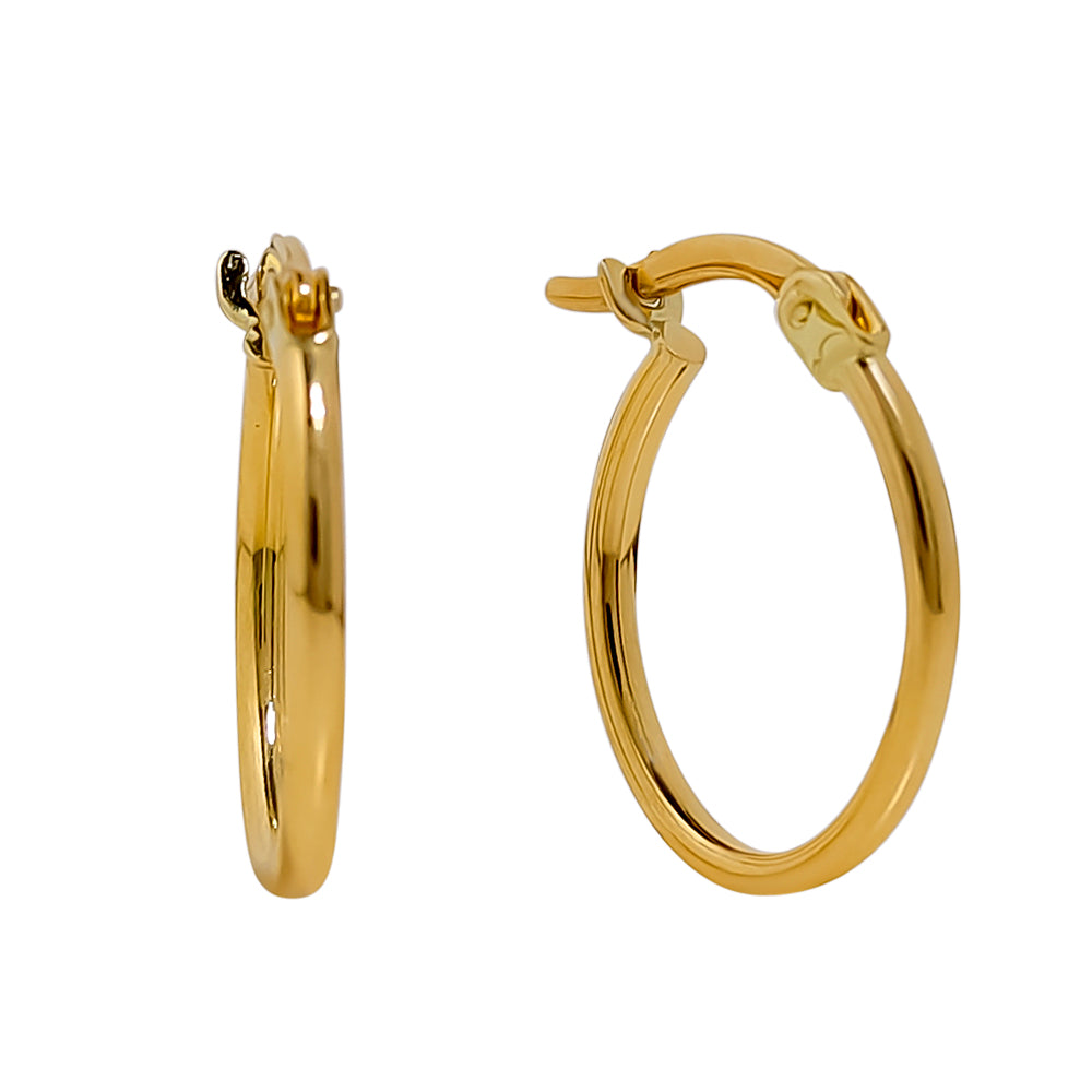 Jtv gold clearance hoop earrings