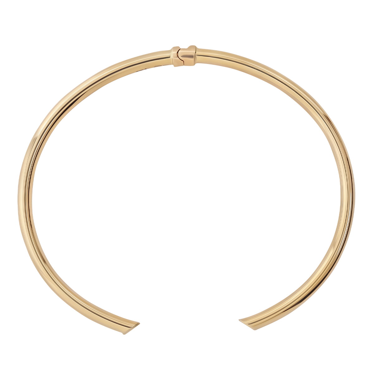 Open hot sale gold bangle