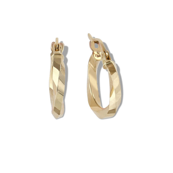 BASIC Creole Hoop Earrings GOLD 35310021220