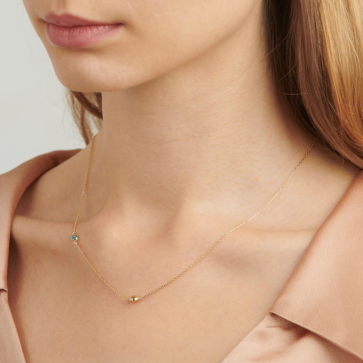 Dainty gold evil 2024 eye necklace