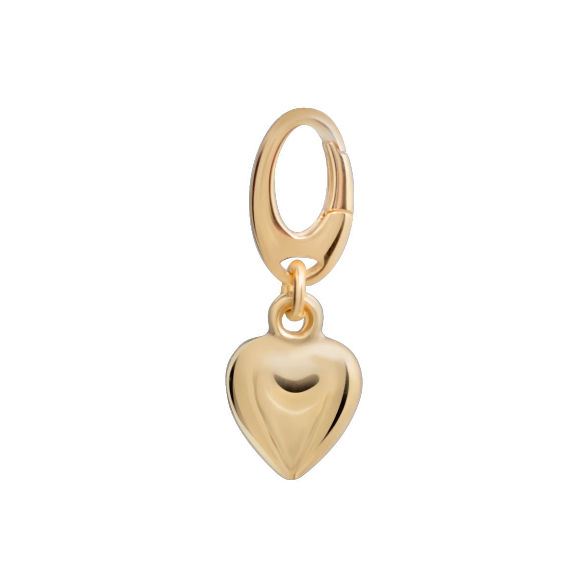Charms for Bracelet Jewelry | Heart Charm and Ball Charm Gold Heart