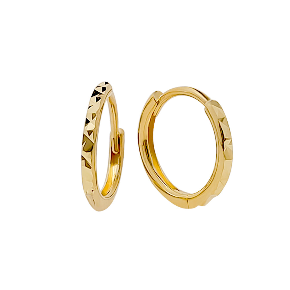 8mm on sale gold hoops